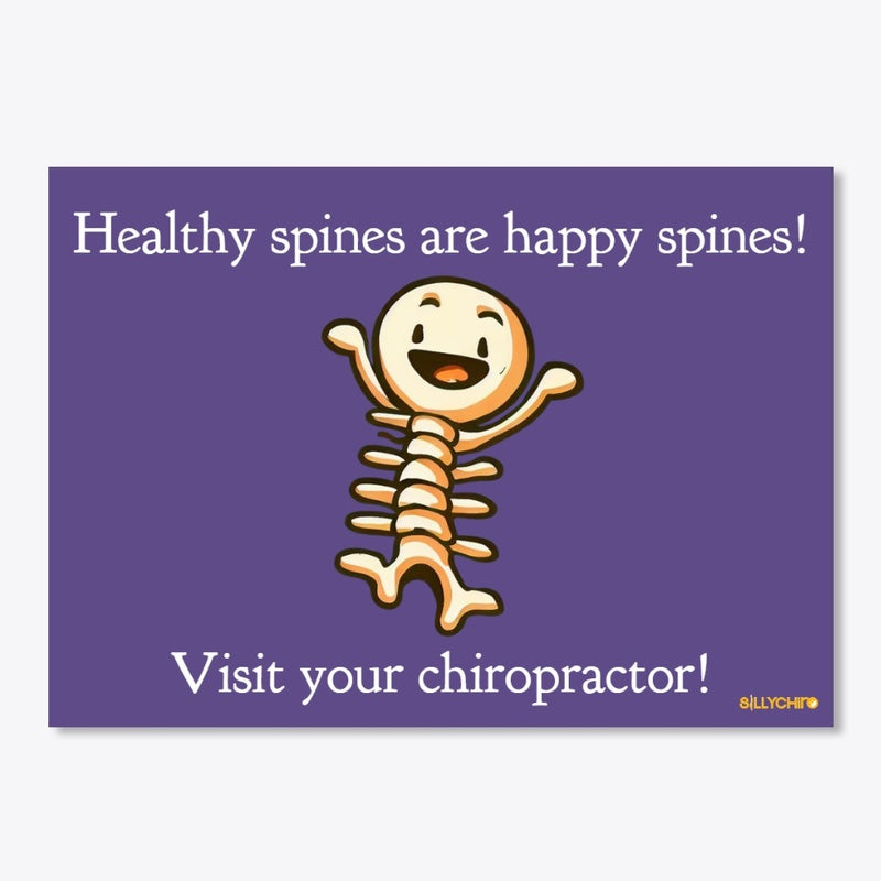 Visit Your Chiropractor Sticker | Funny Chiropractic Decal