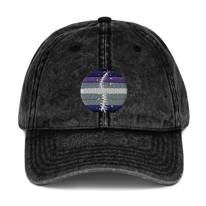 Chiropractic Spine Hat - Denim Stitch