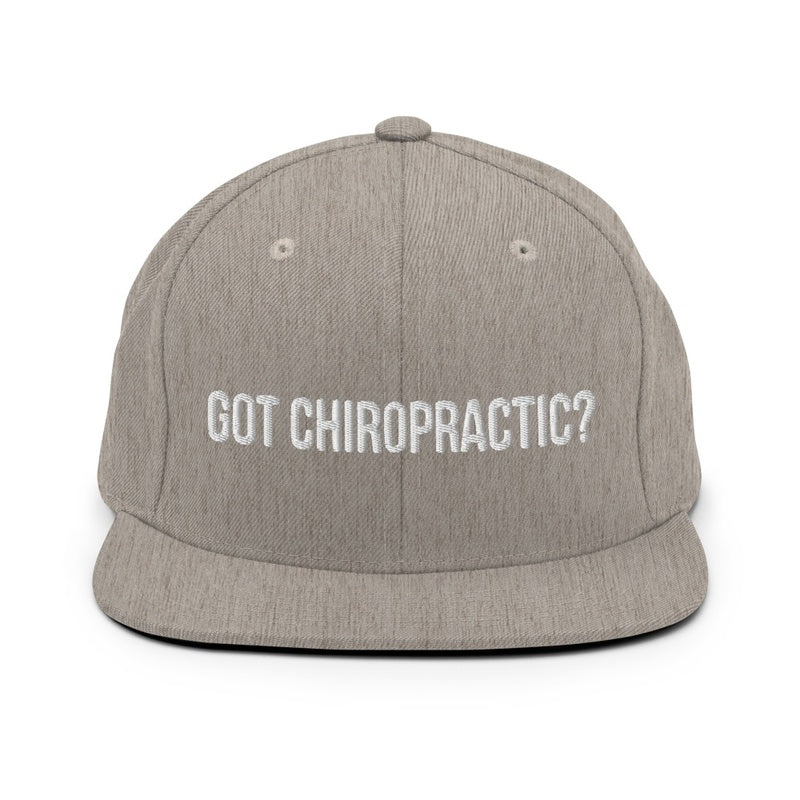 Got Chiropractic? Snapback Hat | Stylish & Adjustable