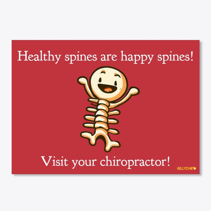 Visit Your Chiropractor Sticker | Funny Chiropractic Decal