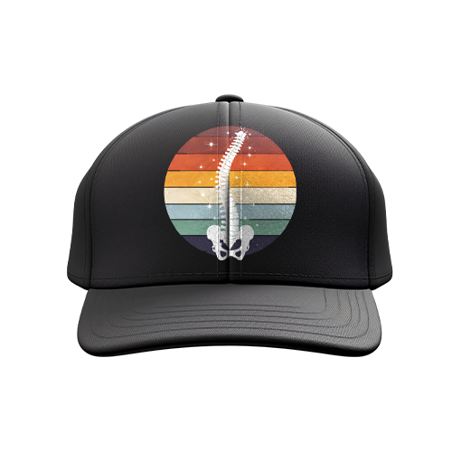 Retro Spine Chiropractic Hat | Vintage Chiropractor Cap