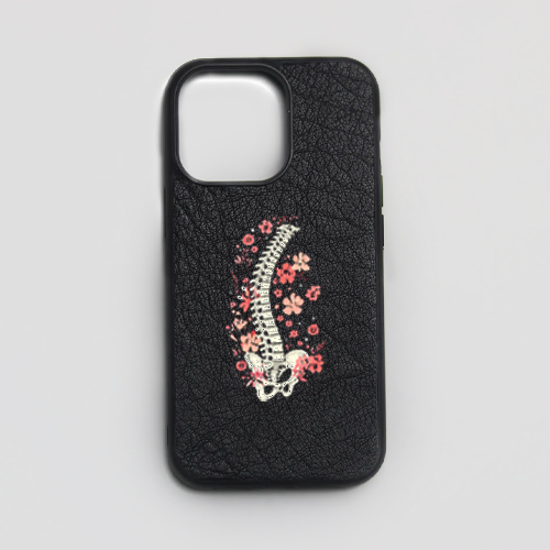Floral Spine Chiropractic iPhone Case | Chiropractor Phone Case